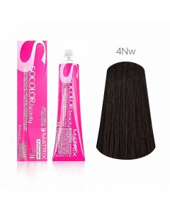 Крем-фарба для волосся Matrix Socolor Beauty-4NW натуральний теплий шатен, 90 мл
