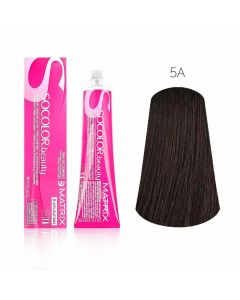 Крем-фарба для волосся Matrix Socolor Beauty-5A світлий шатен попелястий, 90 мл