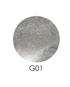 Зеркальный глиттер ADORE G01, 2,5 г (серебро)