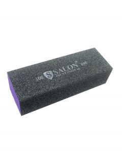 Бафик Salon Professional 100 грит - фиолетово-черный