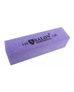 Бафик Salon Professional 120 грит - фиолетовый, брусок