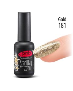 Гель-лак PNB «Star Way» 181 Gold 8 ml