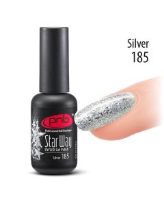 Гель-лак PNB «Star Way» 185  Silver 8 ml