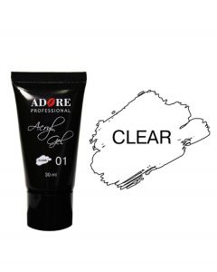 Акригель ADORE Acryl Gel №1 прозорий, 30 мл
