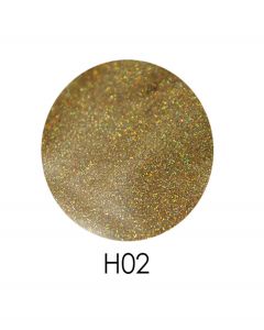 Голограммный глиттер ADORE H02, 2,5 г (золото, голограма)