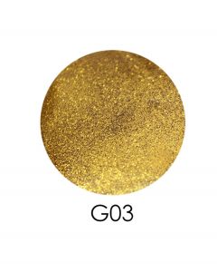 Зеркальный глиттер ADORE G03, 2,5 г (желтое золото)