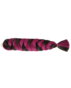 Канекалон (Волосы 2-х цветные) серо-малиновый, 100 см, 165 г