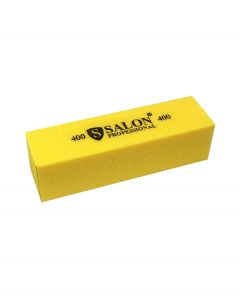Бафік Salon Professional 400 грит - жовтий, брусок