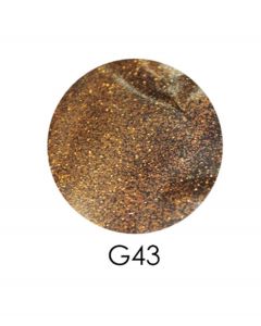 Дзеркальний глітер ADORE G43, 2,5 г (коричневий)