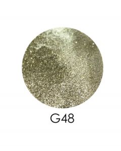 Дзеркальний глітер ADORE G48, 2,5 г (біле золото)