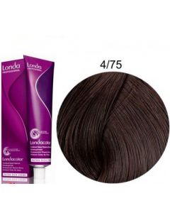 Стойкая крем-краска для волос Londa Professional 4/75 коричнево-красный шатен 60 мл