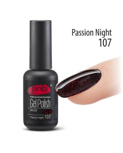 Гель-лак PNB 107 Passion Night 8 ml