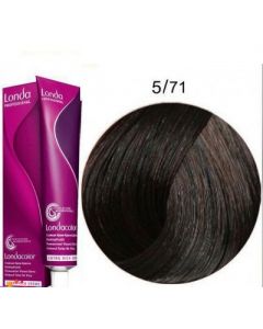 Стойкая крем-краска для волос Londa Professional 5/71 коричнево-пепельный светлый шатен 60 мл