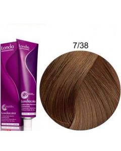 Стійка крем-фарба для волосся Londa Professional 7/38 золотисто-перлинний блондин 60 мл