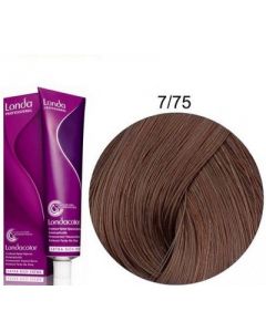Стойкая крем-краска для волос Londa Professional 7/75 коричнево-красный блондин 60 мл