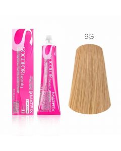 Крем-фарба для волосся Matrix Socolor Beauty - 9G дуже світлий блондин золотистий, 90м