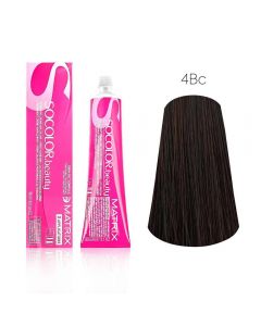 Крем-фарба для волосся Matrix Socolor Beauty-4BC шатен коричнево-мідний, 90 мл