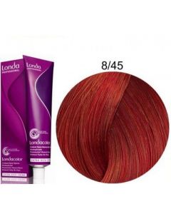 Стійка крем-фарба для волосся Londa Professional 8/45 мідно-червоний світлий блондин 60 мл