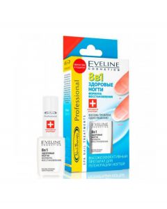 Уход "Здоровые ногти" Eveline Nail Therapy Professional 8в1, 12 мл