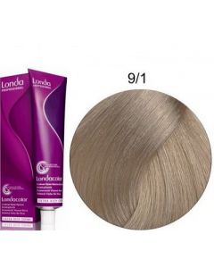 Стійка крем-фарба для волосся Londa Professional 9/1 попелястий яскравий блондин 60 мл