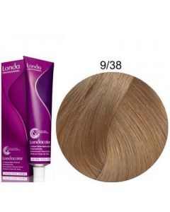 Стійка крем-фарба для волосся Londa Professional 9/38 золотисто-перлинний яскравий блондин 60 мл
