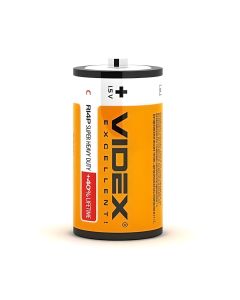 Батарейка сольова Videx R14, 1 шт