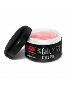 Гель PNB UV/LED One Phase Builder Gel Crystal Pink прозрачно-розовый, 50 ml