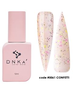 Камуфлююча база DNKa Cover Base №0061 Confetti, 12 мл