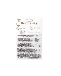Стрази Beauty Sky Mix Crystal 1440 шт.