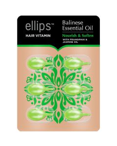 Вітаміни для волосся Ellips "Живлення та м'якість Балі" Balinese Essential Oil Nourish & Soften, 6 капсул