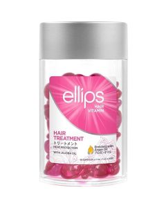 Витамины для волос Ellips Hair Vitamin Treatment Терапия с маслом жожоба, 50 капсул