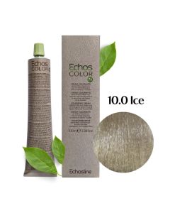 Крем-краска для волос Echosline Echos Color Vegan, 10.0 ІСЕ натур. холодный платиновый блонд, 100 мл