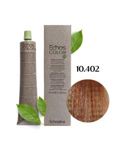 Крем-краска для волос Echosline Echos Color Vegan, 10.402 холодный медный платиновый блонд, 100 мл