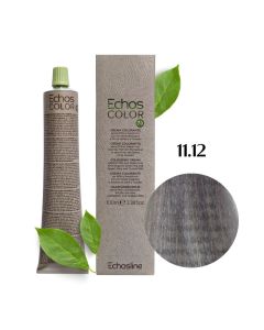 Крем-фарба для волосся Echosline Echos Color Vegan, 11.12 платиновий насичений лід, 100 мл