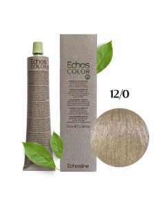Крем-фарба для волосся Echosline Echos Color Vegan, 12.0 екстраплатиновий натуральний блонд, 100 мл
