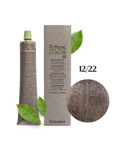 Крем-фарба для волосся Echosline Echos Color Vegan, 12.22 екстраплатиновий фіолетовий блонд, 100 мл