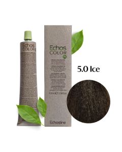 Крем-фарба для волосся Echosline Echos Color Vegan, 5.0 ІСЕ світлий каштан натур. холодний, 100 мл
