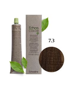 Крем-фарба для волосся Echosline Echos Color Vegan, 7.3 золотистий середній блонд, 100 мл