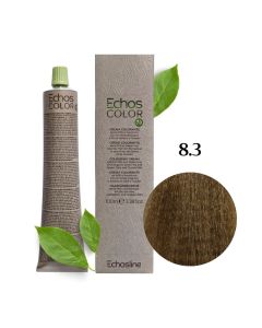 Крем-фарба для волосся Echosline Echos Color Vegan, 8.3 золотистий світлий блонд, 100 мл