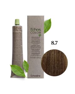 Крем-фарба для волосся Echosline Echos Color Vegan, 8.7 пісочний світлий блонд, 100 мл