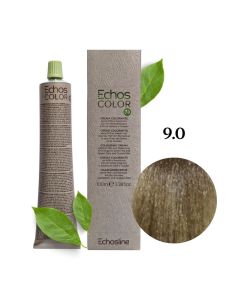Крем-фарба для волосся Echosline Echos Color Vegan, 9.0 ультрасвітлий блонд, 100 мл
