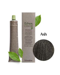 Крем-фарба для волосся Echosline Echos Color Vegan, попеляста ASH COLOURING CREAM, 100 мл