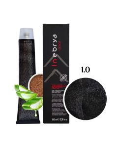 Крем-фарба для волосся Inebrya Color, 1 чистий чорний, 100 мл
