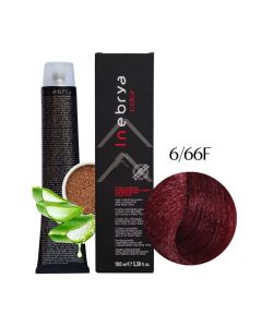 Крем-фарба для волосся Inebrya Color, 6/66F темний блондин вогнено-червоний, 100 мл