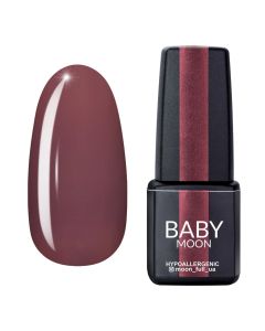 Гель-лак для нігтів Baby Moon Burgundy № 002, 6 мл 