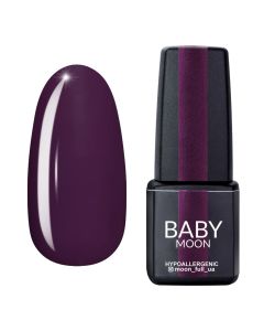 Гель-лак для нігтів Baby Moon Burgundy № 006, 6 мл 