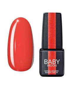 Гель-лак для нігтів Baby Moon Red Chic №009, 6 мл 