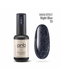 Гель-лак PNB Shock Effect 10 Night Blue, 8 мл