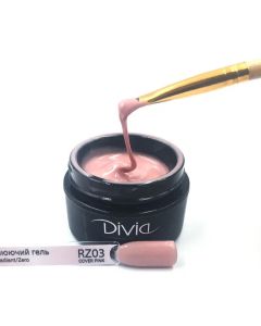 Гель моделирующий Divia "Radiant/Zero" RZ03 - Cover Pink, 14 мл