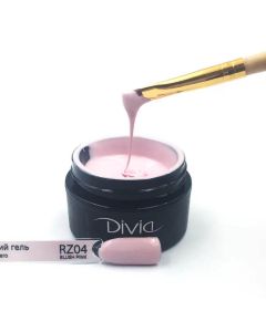 Гель моделирующий Divia "Radiant/Zero" RZ04 - Blush Pink, 14 мл